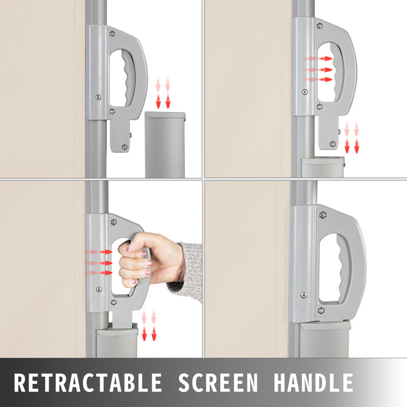 VEVOR 19' 6" W x 1' D Manual Retraction Side Awning & Reviews Wayfair